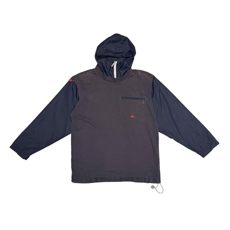【USED】00's adidas Hybrid Layered Hoodie Tech Pullover