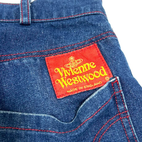【USED】90'S VIVIENNE WESTWOOD DENIM PANTS