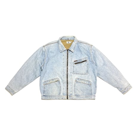 【USED】90's CK Calvin Klein Jeans 91-B TYPE DENIM JACKET