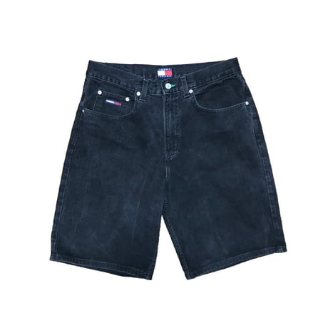 【USED】90'S TOMMY JEANS DENIM SHORTS BLACK