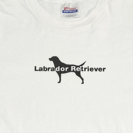 【USED】00'S LABRADOR RETRIEVER LOGO T-SHIRT