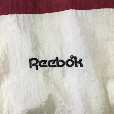 【USED】90'S REEBOK NYLON JACKET TRICOLOR