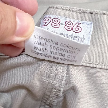 【USED】90'S 98-86 INDEPENDENT GIMMICK PANTS