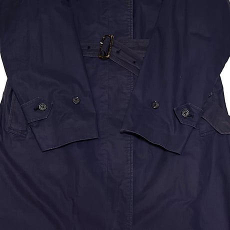 【USED】80's Burberrys ONE PANEL SLEEVE BALMACAAN COAT NAVY MADE IN ENGLAND