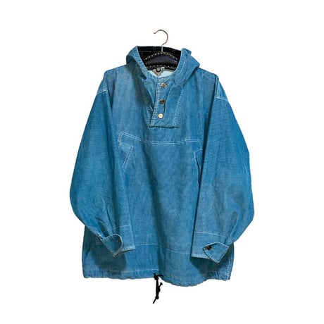 【USED】90'S ANARCHIC ADJUSTMENT CORDUROY ANORAK JACKET "SubBase" SKY BLUE