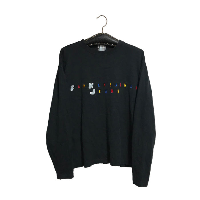 なんかわからないから誰か買って USED】90'S FUN KANSAI MAN JEANS L/S T-SHIRT |