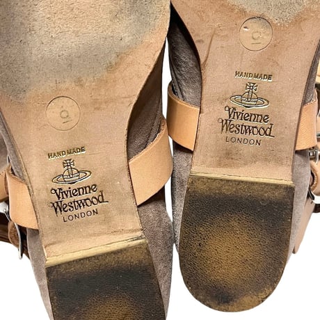 【USED】00's Vivienne Westwood PIRATES BOOTS BEIGE