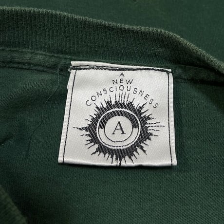【USED】90'S ANARCHIC ADJUSTMENT "PULSE MAN" L/S T-SHIRT GREEN