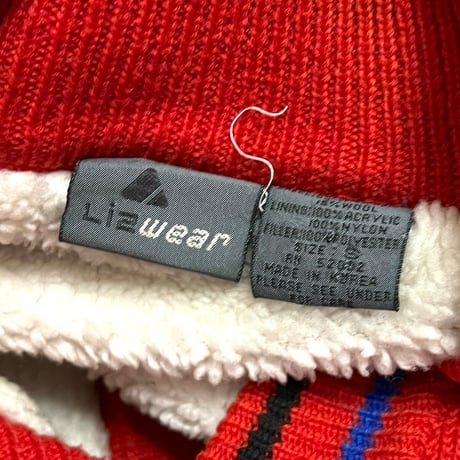 【USED】80's Lizwear VARSITY CARDIGAN JACKET