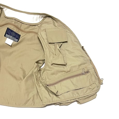 【USED】90's OLD GAP 19-POCKET FISHING VEST