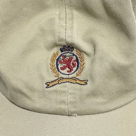 【DEAD STOCK】90'S TOMMY HILFIGER EMBLEM LOGO CAP