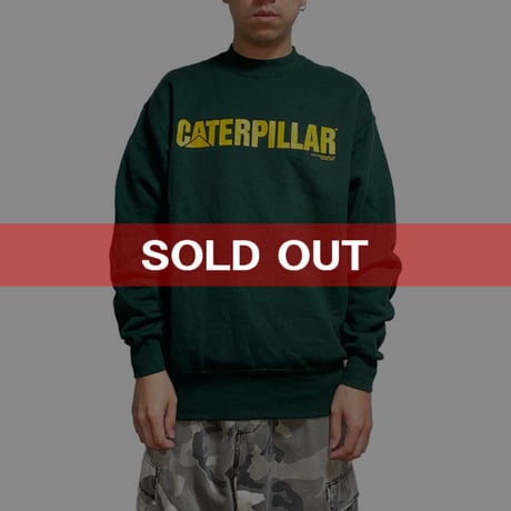 【USED】90'S CATERPILLAR SWEAT SHIRT