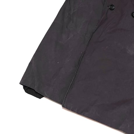【USED】RAF SIMONS 2001-2002AW "Riot Riot Riot" WAXED TRENCH COAT