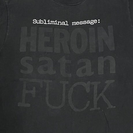 【USED】90'S ANARCHIC ADJUSTMENT SUBLIMINAL MESSAGE L/S T-SHIRT