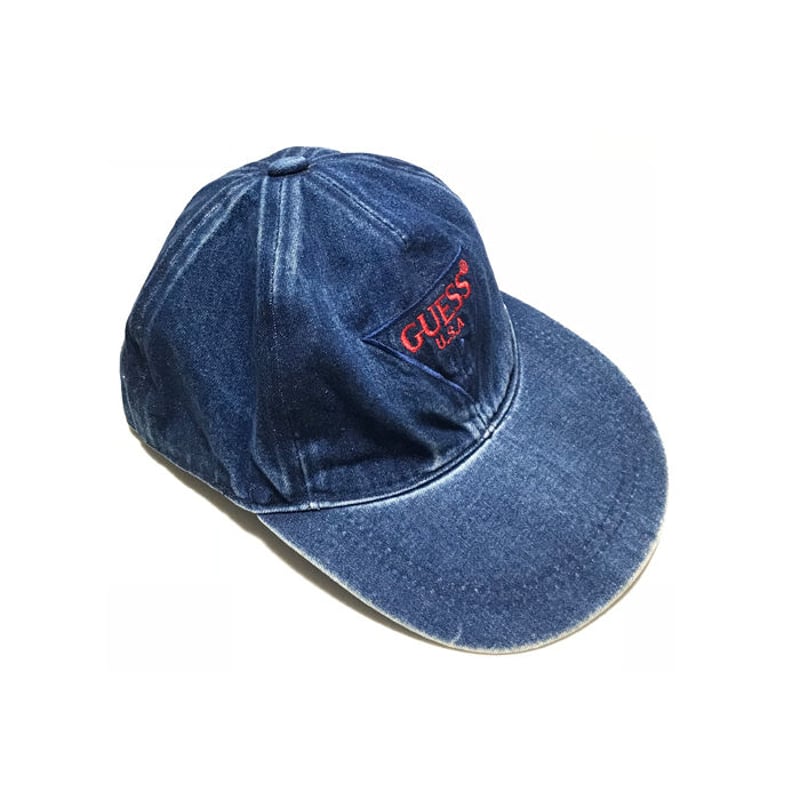 USED】90'S BOOTLEG GUESS DENIM CAP | KONBINI USED】90'S BOOTLEG GUESS DENIM CAP | KONBINI