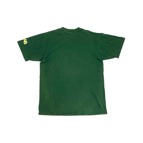 【USED】90'S DRAWLS T-SHIRT GREEN
