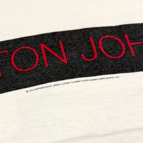 【USED】90's ELTON JOHN MADE IN ENGLAND T-SHIRT