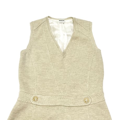 【USED】00'S WOLFORD SLEEVELESS WOOL DRESS