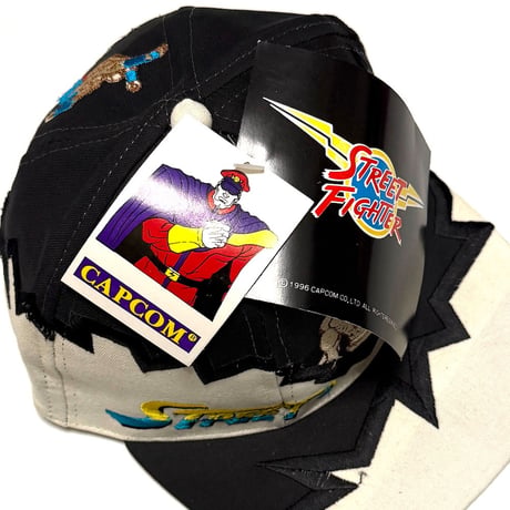 【DEAD STOCK】1996 VEGA × Street Fighter II “Sagat” Snapback Cap Made for Italy