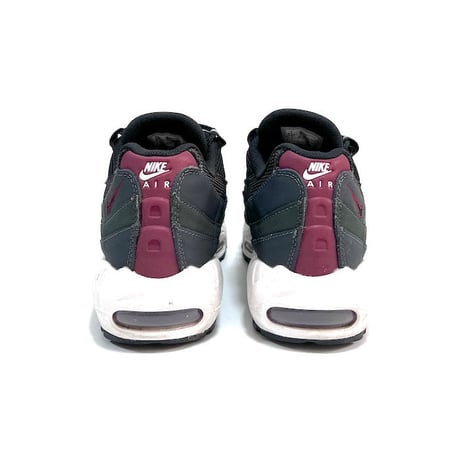【USED】NIKE AIR MAX 95 Grey/Team Red