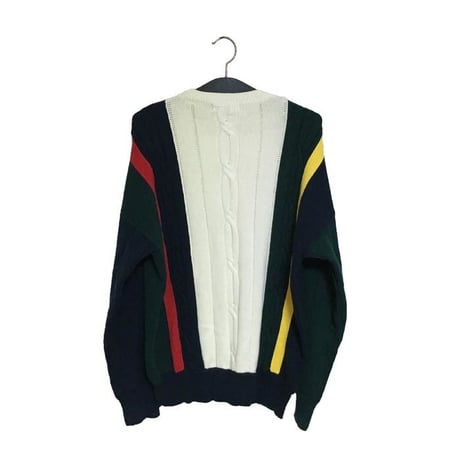 【USED】90'S NAUTICA COTTON KNIT SWEATER