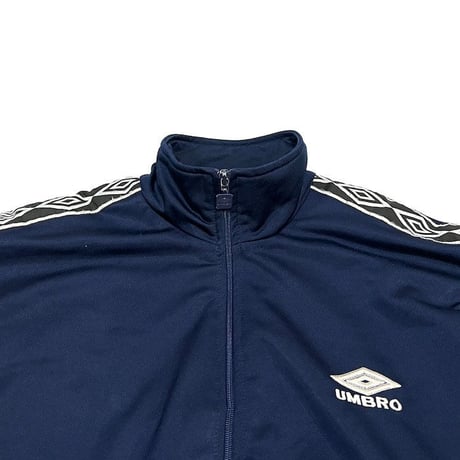【USED】90'S UMBRO DOUBLE DIAMOND TAPE TRACK JACKET