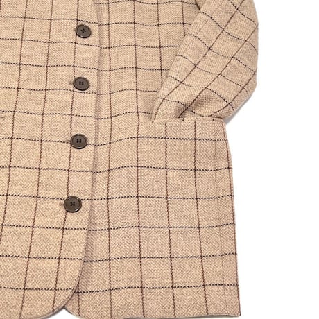【USED】80'S STUDIO 0001 BY FERRE COLOR LESS WOOL JACKET