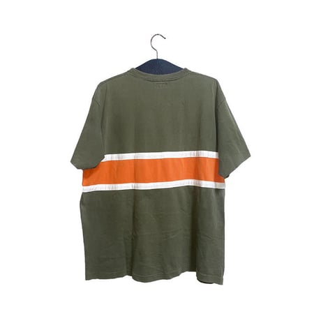 【USED】90'S STUSSY SWITCHING LINE T-SHIRT