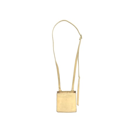 【USED】Vintage Faux Croco Mini Shoulder Bag with Gold Hardware