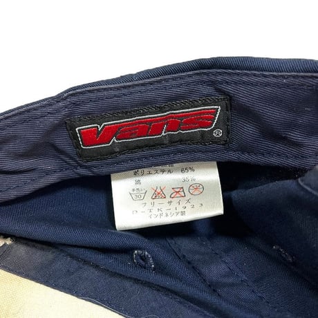 【USED】90'S-00'S VANS LOGO CAP