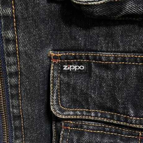 【USED】ZIPPO DENIM FISHERMAN VEST