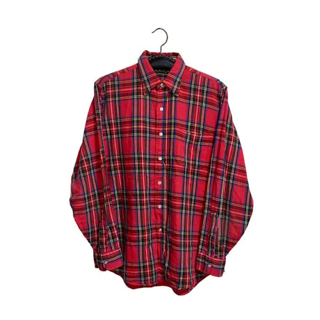 【USED】90'S L.L,BEAN TARTAN CHECK SHIRT