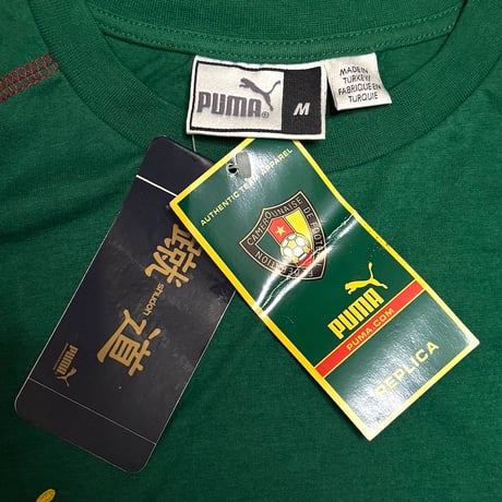 【DEAD STOCK】00's PUMA Cameroon National Team Soccer Training T-shirt