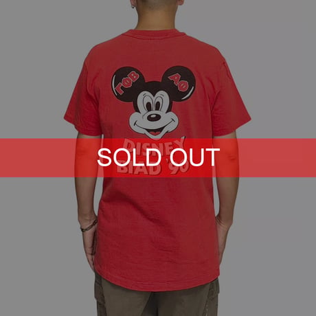 【USED】90's IT'S A SMALL WORLD DISNEY BIAD '90 T-SHIRT