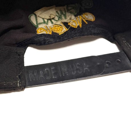 【USED】80's OLD STUSSY LOGO EMBROIDERED CAP