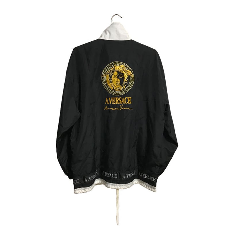 USED】90'S A.VERSACE NYLON TRACK JACKET | KONBINI