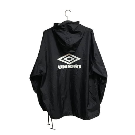 【USED】00'S UMBRO OVERSIZED NYLON HOODIE