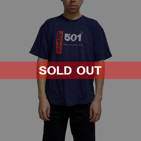 【USED】90'S LEVI'S 501 T-SHIRT