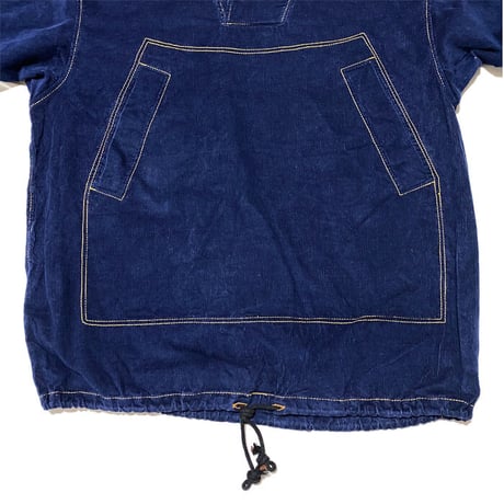 【USED】90'S ANARCHIC ADJUSTMENT CORDUROY ANORAK JACKET "SubBase" NAVY