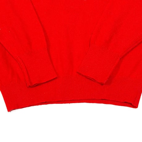 【USED】90'S BURBERRYS V-NECK LAMBSWOOL SWEATER