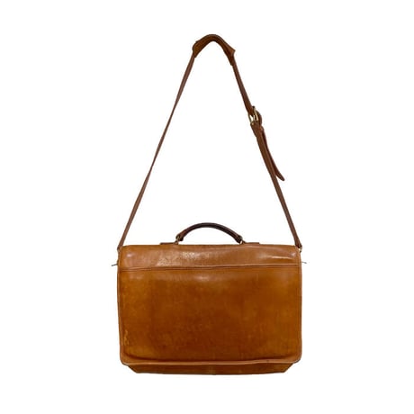 【USED】80'S-90'S OLD COACH LEATHER BRIEFCASE