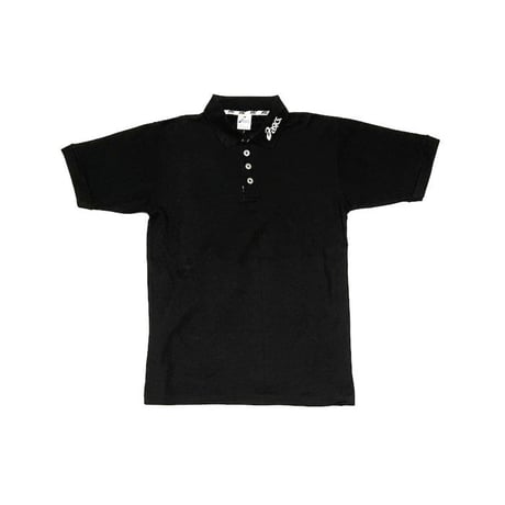 【DEAD STOCK】90'S ASICS METAL BUTTON POLO SHIRT