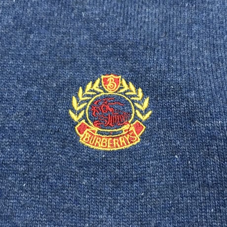 【USED】90'S BURBERRYS HI-NECK SWEATER