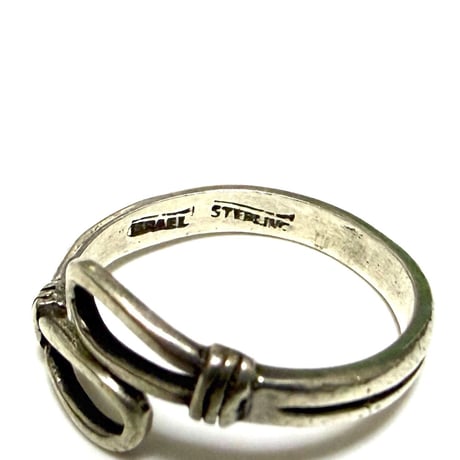 【USED】Vintage Knot Design Silver Ring