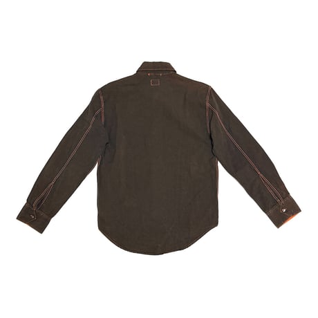 【USED】90's-00's C.P.Company Garment-Dyed Contrast Stitch Shirt