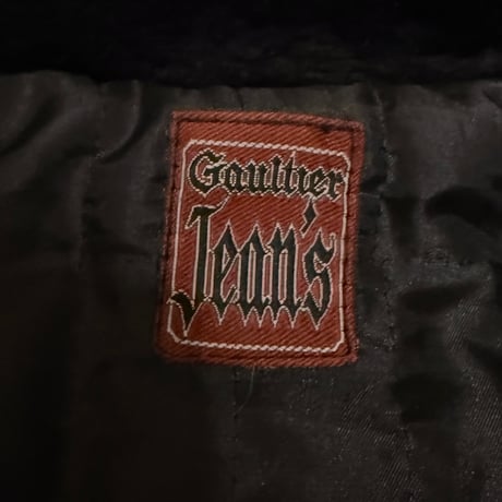 【USED】Gaultier Jean’s 1997AW "Fight Racism" Brick-Print Faux Fur Coat