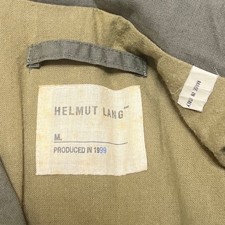 【USED】HELMUT LANG 1999 4LINE PAINT MILITARY COAT