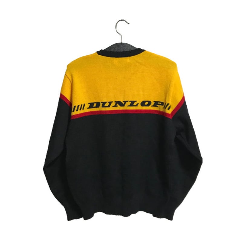 90s dunlop knit ダンロップ モータースポーツ ニット セーター 90s dunlop knit ダンロップ モータースポーツ ニット セーター
