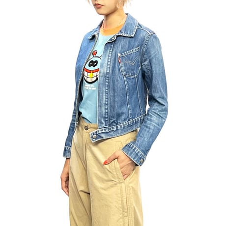【USED】00'S EURO LEVI'S ENGINEERED JEANS SHORT DENIM JACKET