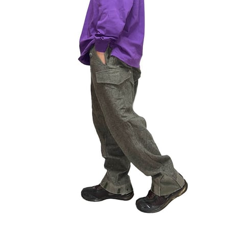 【USED】70'S SWEDISH ARMY M39 WOOL CARGO PANTS